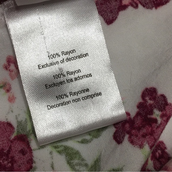 Nowadays Girls Floral Kimono Cardigan Size Small - Picture 5 of 14